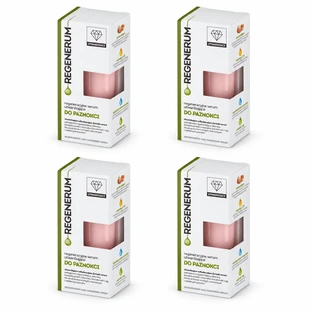 Regenerum, Ser de regenerare a unghiilor în lac, întăritor, 4x8 ml
