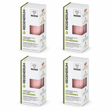 Regenerum, Ser de regenerare a unghiilor în lac, întăritor, 4x8 ml