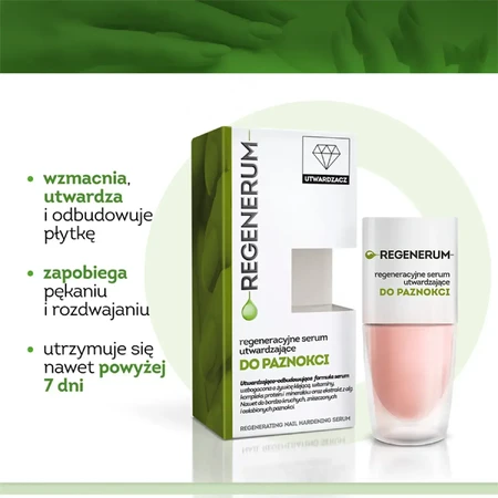 Regenerum, Ser de regenerare a unghiilor în lac, întăritor, 4x8 ml