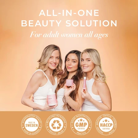Morning Glow – płynny kolagen z kwasem hialuronowym i witaminami, 500 ml, Swedish Collagen: ceny i cechy