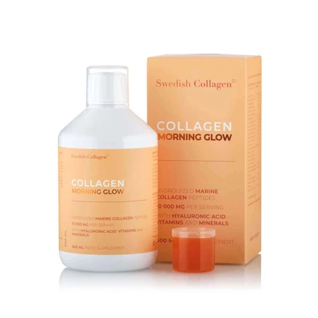 Morning Glow – płynny kolagen z kwasem hialuronowym i witaminami, 2x500 ml, Swedish Collagen: ceny i cechy