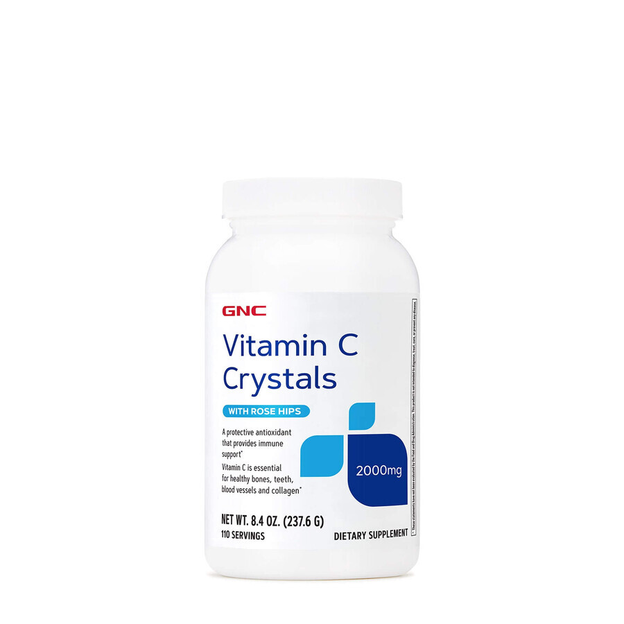 Gnc Vitamina C 2000 Mg Pulbere Cristale, 237,6 G