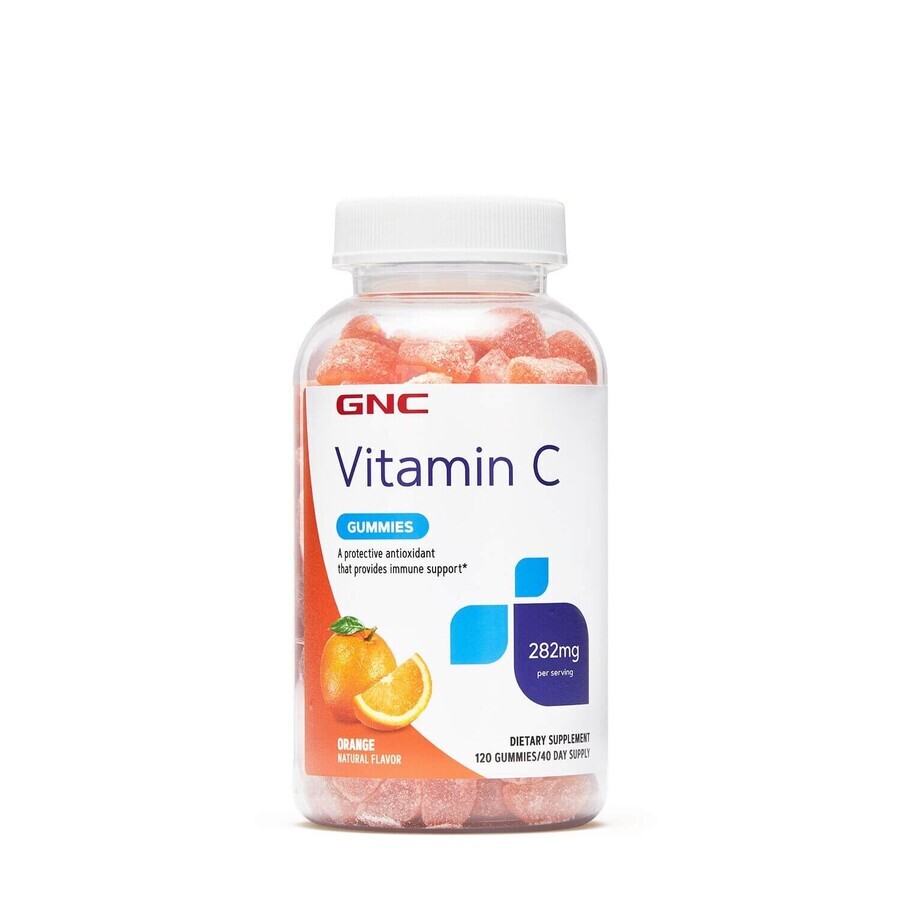 Gnc Vitamin C 282 Mg, Gelees mit Orangengeschmack, 120 Gelees