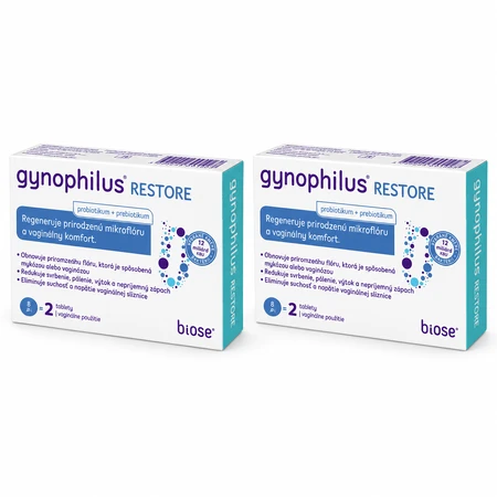 Gynophilus RESTORE 2x2 Vaginaltabletten, Biose 