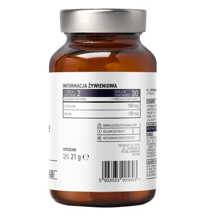 OstroVit Pharm Citicolin, 3x60 Kapseln