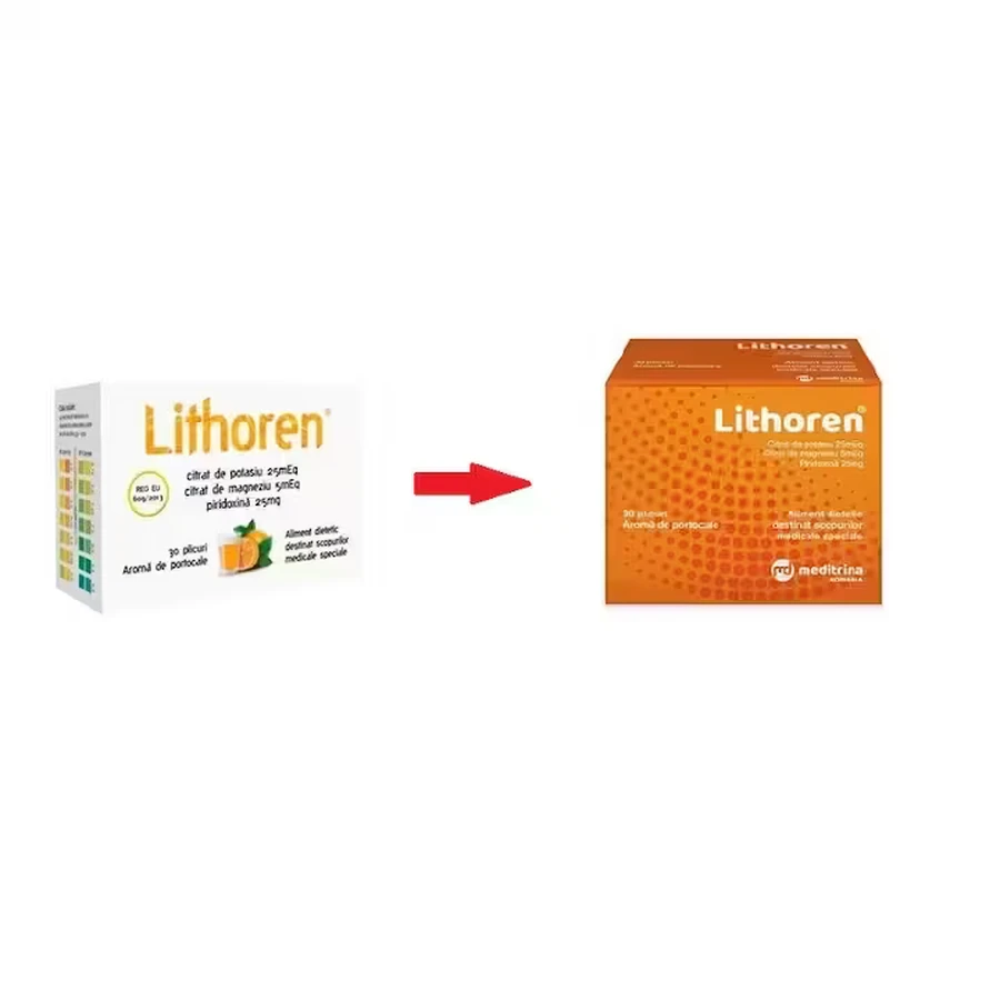 Meditrina Lithoren Spezial-Nahrungsergänzungsmittel 2x30 Beutel Orange