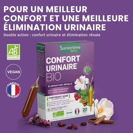 Santarome Confort Urinaire Bio 2x20 Ampullen Bio