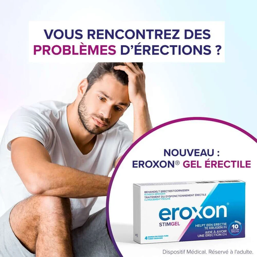 Eroxon E problemy z erekcją po zastosowaniu StimGel 2x4 Unidosis: ceny i cechy