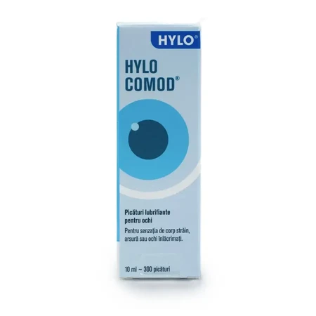 Hylo Eye Care HYLO-COMOD feuchtigkeitsspendende Augentropfen 3x10 ml