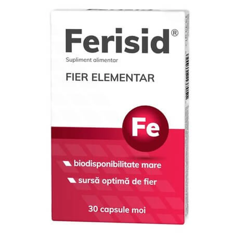 Elementares Eisen Ferisid, 30 Softgels, Zdrovit