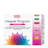 Gnc Women's Ultra Mega Whole Body Vitapak Program, Multivitamin Complex For Whole Body Support, 30 Packets