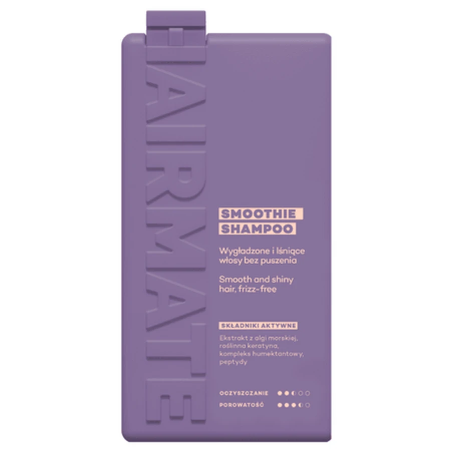 Shampoing « Smoothie » pour des cheveux lisses, brillants et sans frisottis, 250 ml, Hairmate