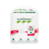 Scutece pentru adulti Combi Plus Line, Marimea M, 10 bucati, Nateen