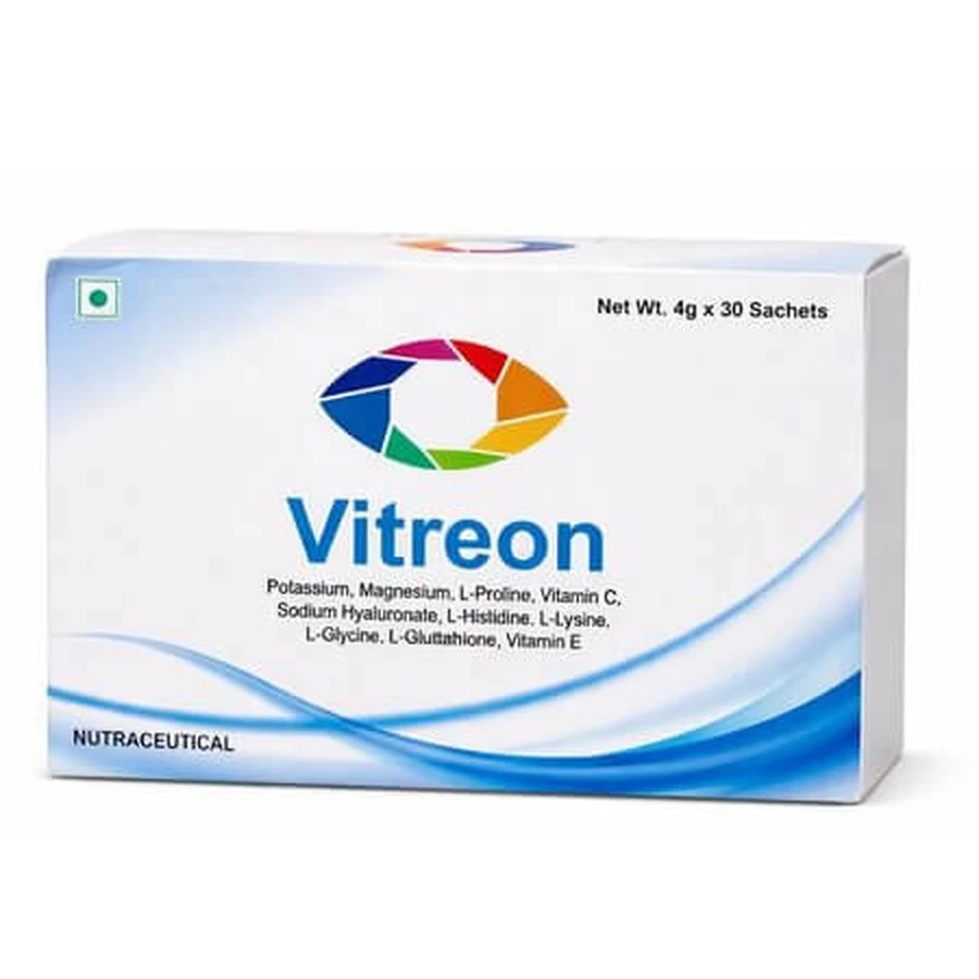 Suplemento vitamínico y mineral Vitreon, 30 sobres, nutracéutico