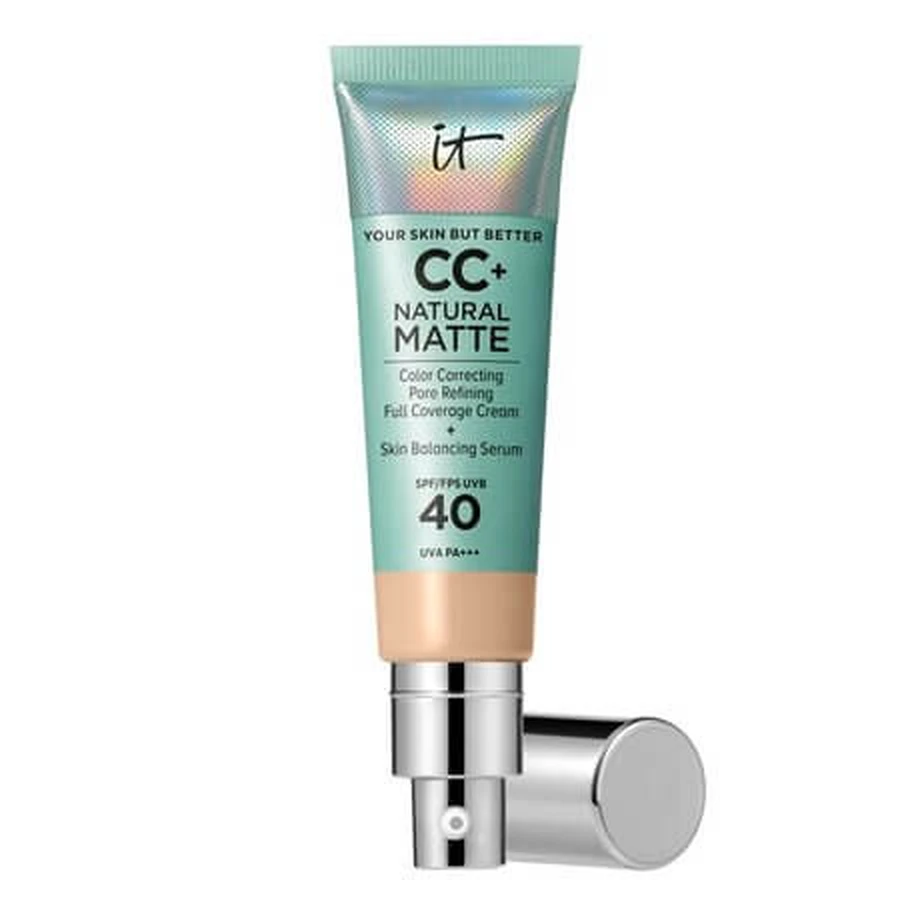 Light CC Natural Matte – getönte mattierende Creme mit LSF 40, 32 ml, It Cosmetics