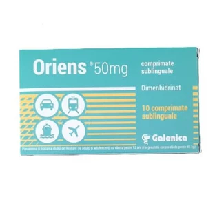 Oriens, 50 mg, 10 sublingual tablets, Galenica