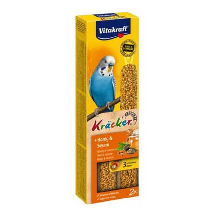 Kracker Honig- und Eukalyptus-Sticks für Nymphen, 180 g, Vitakraft