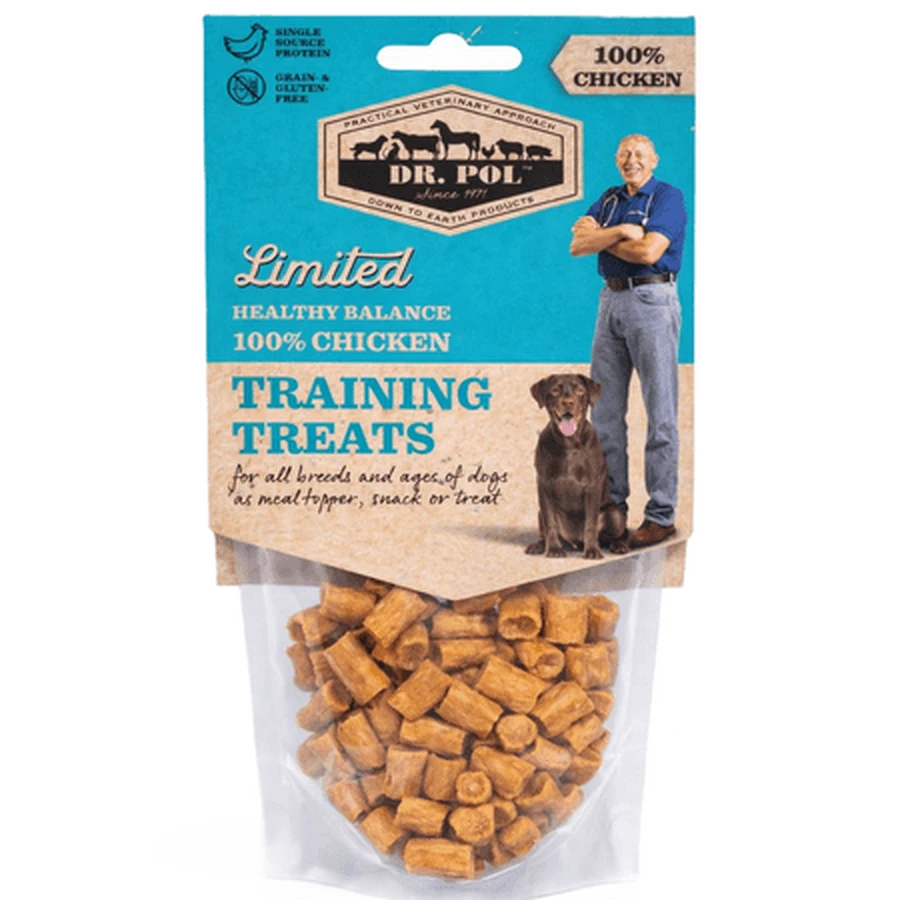 Hühnchen-Leckerlis für Hunde, 85 g, Dr. Pol
