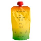 Go Mango Mix Pasteurized Puree with Apples, Mangoes, Papayas, and Bananas, 180 g, Nutrino Lab