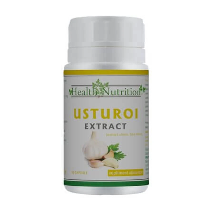 Extracto de ajo, 60 cápsulas, Health Nutrition