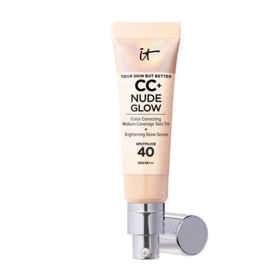 Light CC+ Nude Glow – krem rozjaśniający z pigmentem i filtrem SPF 40, 32 ml, It Cosmetics: ceny i cechy
