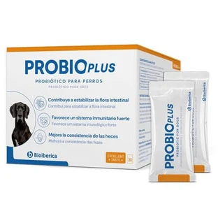 ProbioPlus – Probiotika, Präbiotika und Postbiotika für Hunde, 30 Beutel, Bioiberica