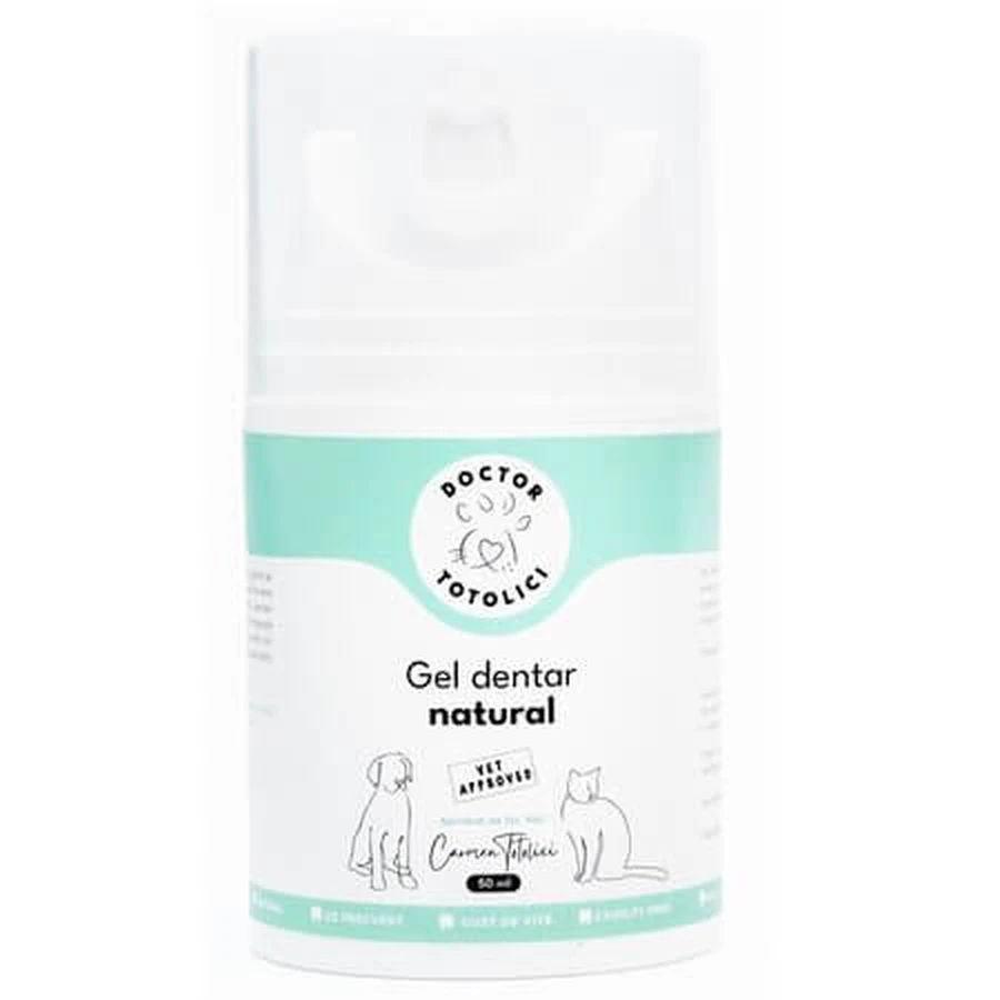 Toothpaste for Dogs and Cats, 50 ml, Doctor Totolici
