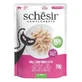 Aanvullend natvoer voor katten met kip en ham in gelei, 70 g, Schesir