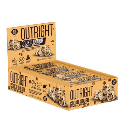 Outright Cookie Drought burro di arachidi, biscotto al cioccolato e barretta proteica al burro di arachidi, 60 G