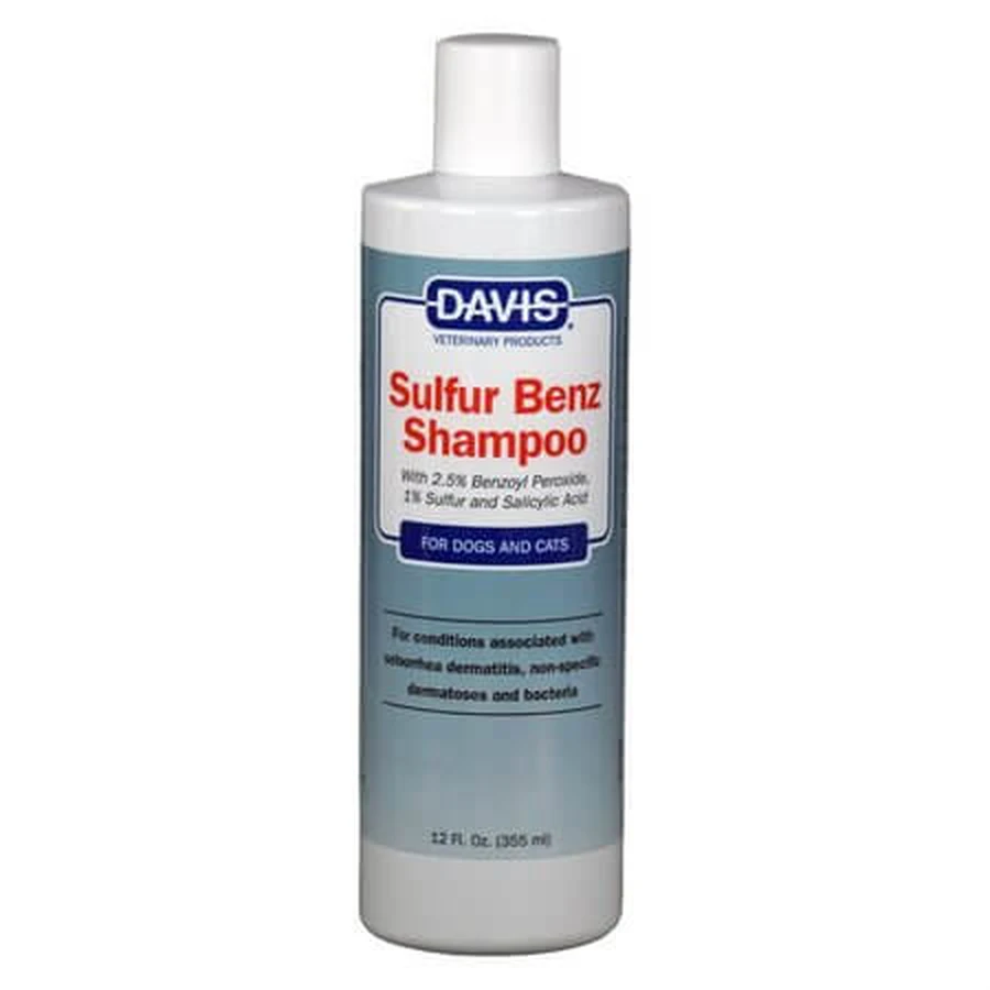 Zwavelshampoo voor honden en katten, 355 ml, Davis