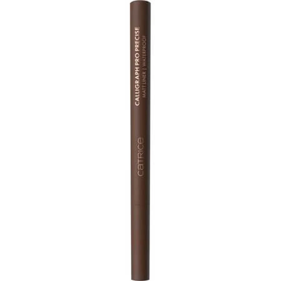 Delineador de ojos Carioca, 020 Marrón Espresso, Calligraph Pro Precise Matt Liner resistente al agua, 1 ml, Catrice