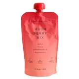 Pasteurized Puree with Apples, Peaches, Strawberries, and Raspberries—Much Berry Mix, 180 g, Nutrino Lab