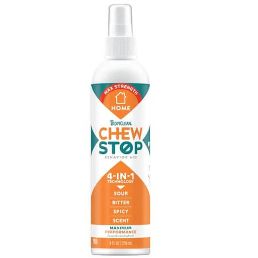 Chew Stop MAX Anti-Kau-Spray für Hunde, 236 ml, Tropiclean