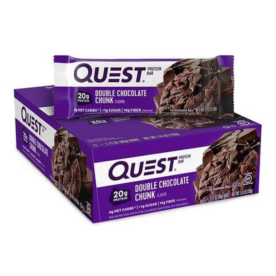 Quest-Protein-Riegel, Protein-Riegel mit Schokoladengeschmack, 60g