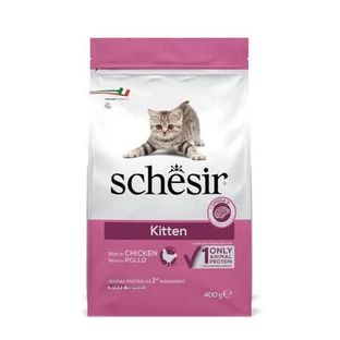 Schesir Cibo secco per gattini con pollo, 400 g