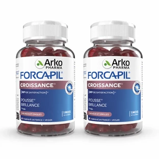 Arkopharma Forcapil Crescita Cheveux et Ongles 2x60 Caramelle gommose
