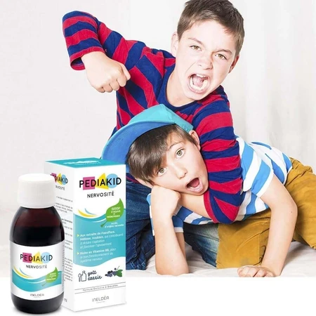 Pediakid Sirup mit schwarzem Johannisbeergeschmack Nervosite 4x125 ml 