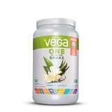 Vega One All-in-one-Ernährungsshake, pflanzliches Eiweiß, Vanille-Geschmack, 689 g
