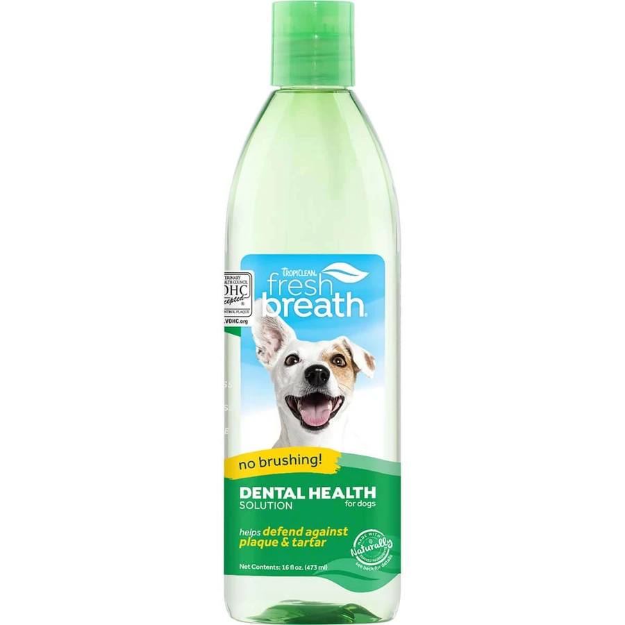 Additif pour l'eau TropiClean pour l'hygiène bucco-dentaire, 473 ml