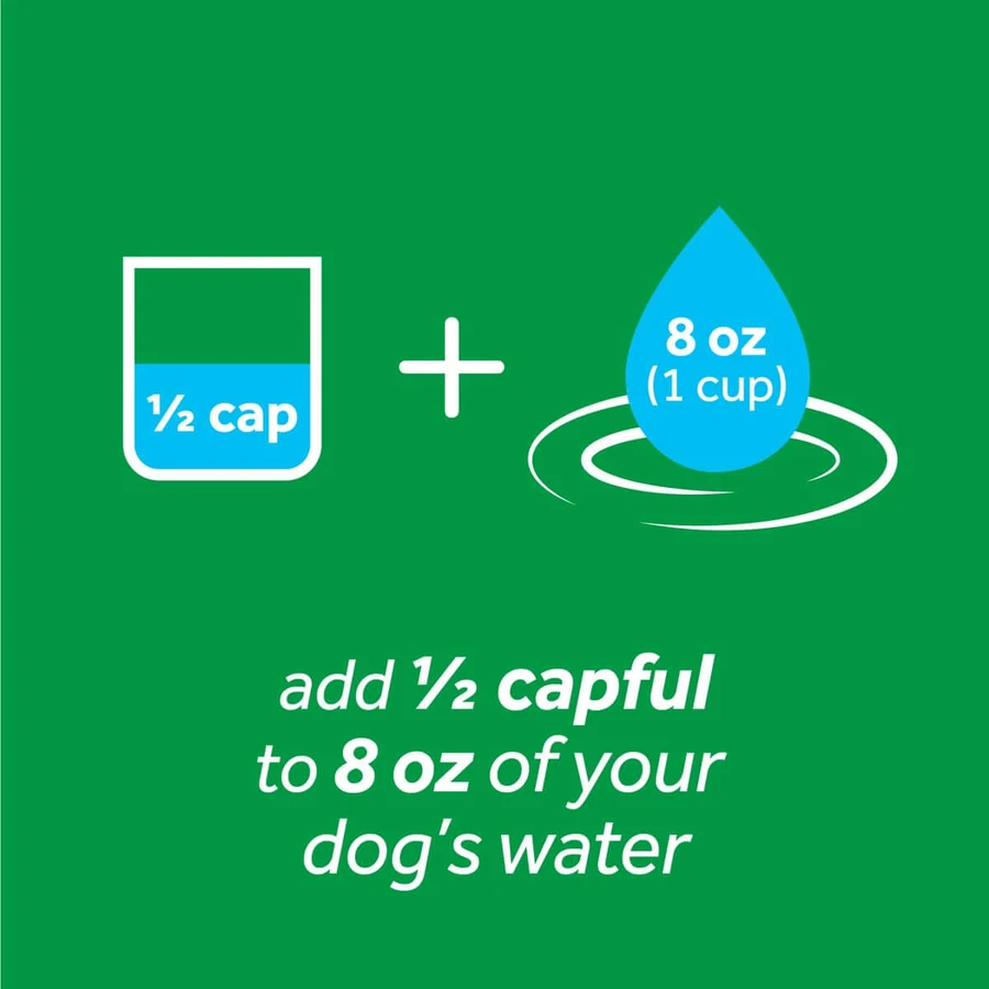 Additif pour l'eau TropiClean pour l'hygiène bucco-dentaire, 473 ml