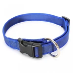 JULIUS-K9 Color & Gray, regulowana obroża dla psów z uchwytem, nylonowa, 20 mm x 27–42 cm, niebiesko-szara: ceny i cechy