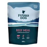 PRIMA DOG Meal, XS-XL, bœuf, sachets d'aliments humides pour chiens (en aspic), carton de 12 x 260 g