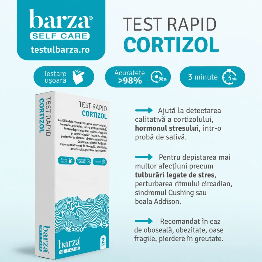 Schnelltest auf Cortisol, 2x2er-Pack, Barza