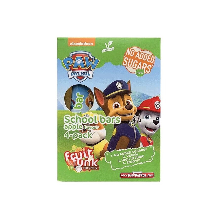 Paw Patrol fruit bars with apples, 80 gr, Fruit Funk