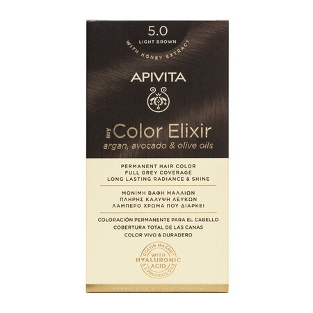 My Color Elixir Haarfärbemittel, Farbton 5.0, Apivita