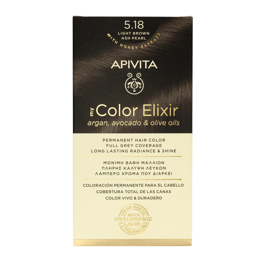 My Color Elixir hair dye, shade 5.18, Apivita