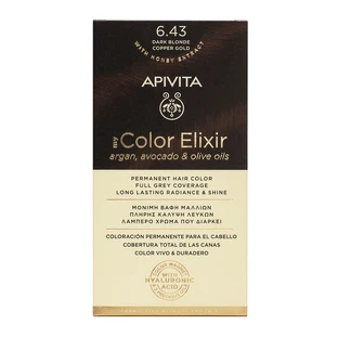 My Color Elixir hair dye, shade 6.43, Apivita