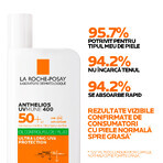 La Roche-Posay Anthelios Sonnenschutz Fluid SPF 50+ für Gesicht UVmune 400 Oil Control, SPF 50+, 50 ml