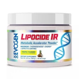 Stoffwechselbeschleunigendes Pulver mit tropischem Fruchtgeschmack Lipocide IR, 156 gr, Evogen Nutrition