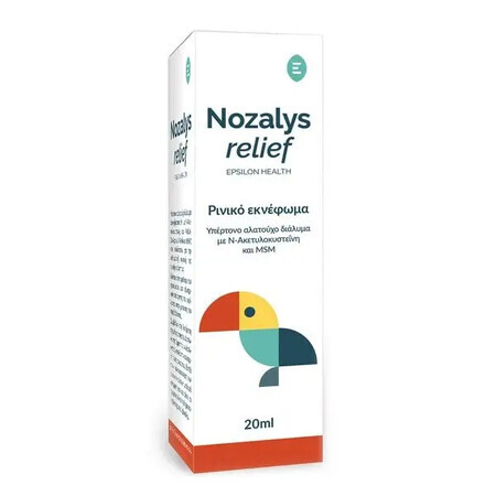 Nozalys relief Nasenspray, 20 ml, Epsilon Health